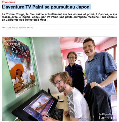 ロレーヌ地域圏紙「Le Républicain Lorrain」電子版より<br />　ディズニーのお膝元—アメリカ・カリフォルニア州にも事業所を構え、日本語・英語サポートを強化する模様。