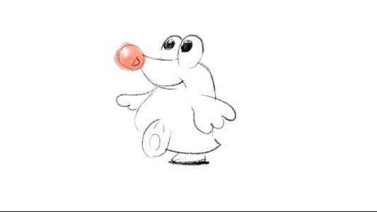 Lappy, quickly drawn by a professional lady in few seconds.
